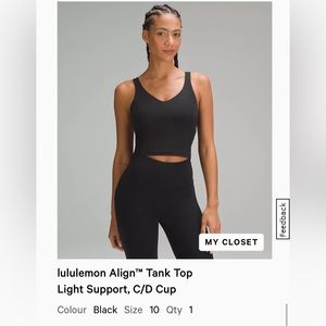 lululemon align tank top